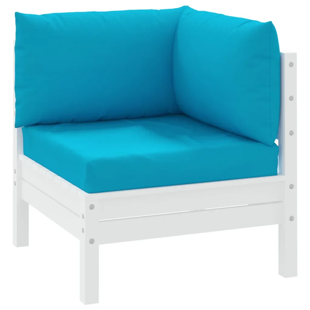Cuscini per Pallet 3 pz Azzurro in Tessuto Oxford 315068 - Image 3