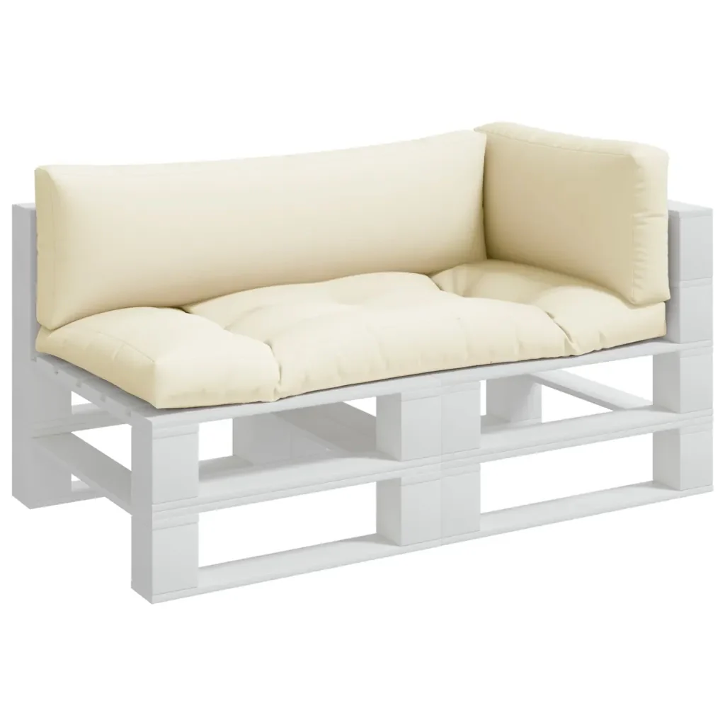 Cuscini per Pallet 3 pz Crema in Tessuto 360946 - Image 3