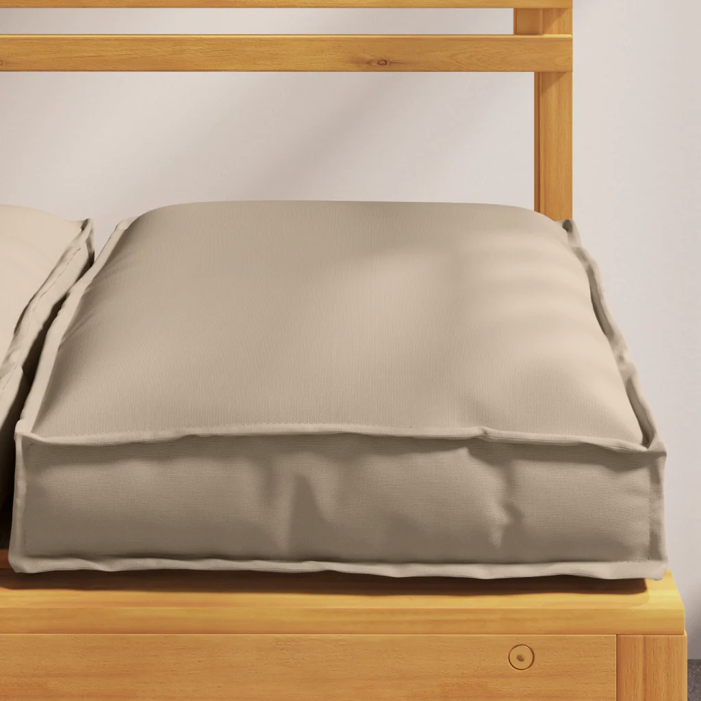 Cuscini per pallet per seduta 4 pezzi Tortora 40x40x8 cm Tessuto Oxford - Image 4