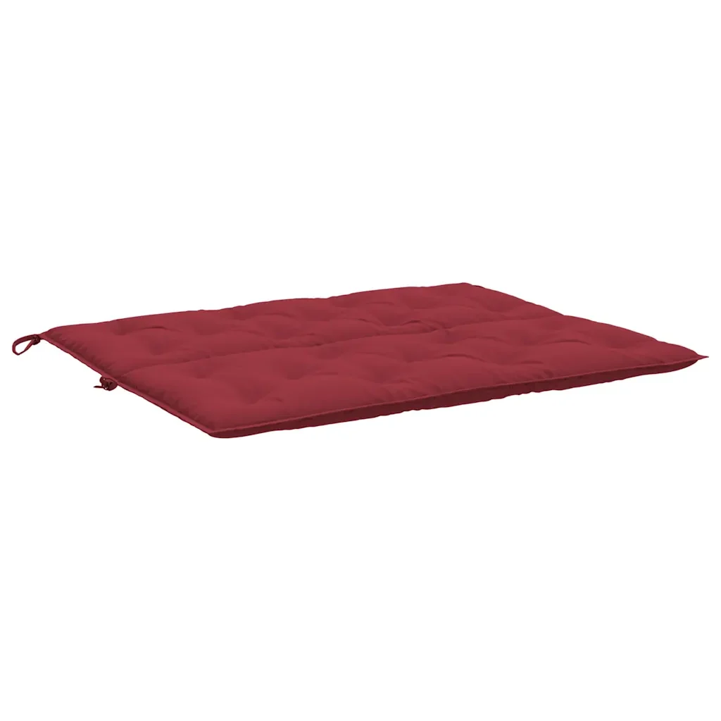Cuscini per Panca 2 pz Rosso Vino 120x50x7 cm in Tessuto Oxford - Image 4
