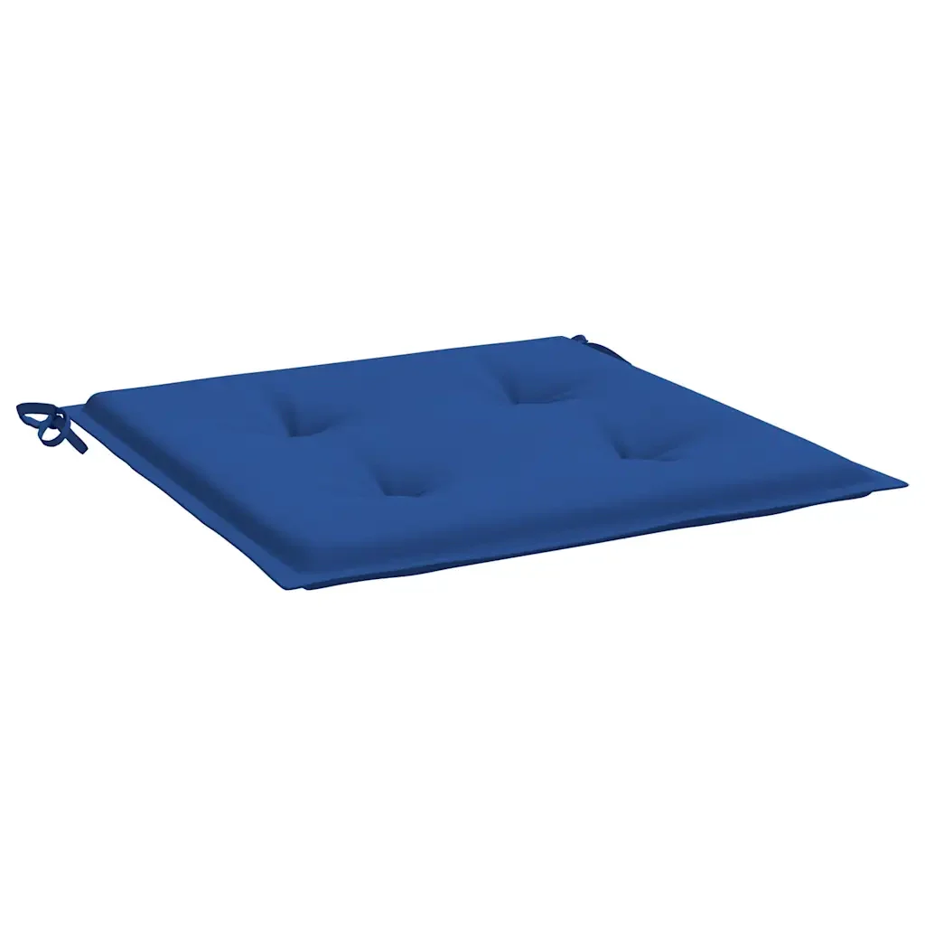 Cuscini per Sedia 4 pz Blu Reale 40x40x4 cm in Tessuto Oxford 314024 - Image 5