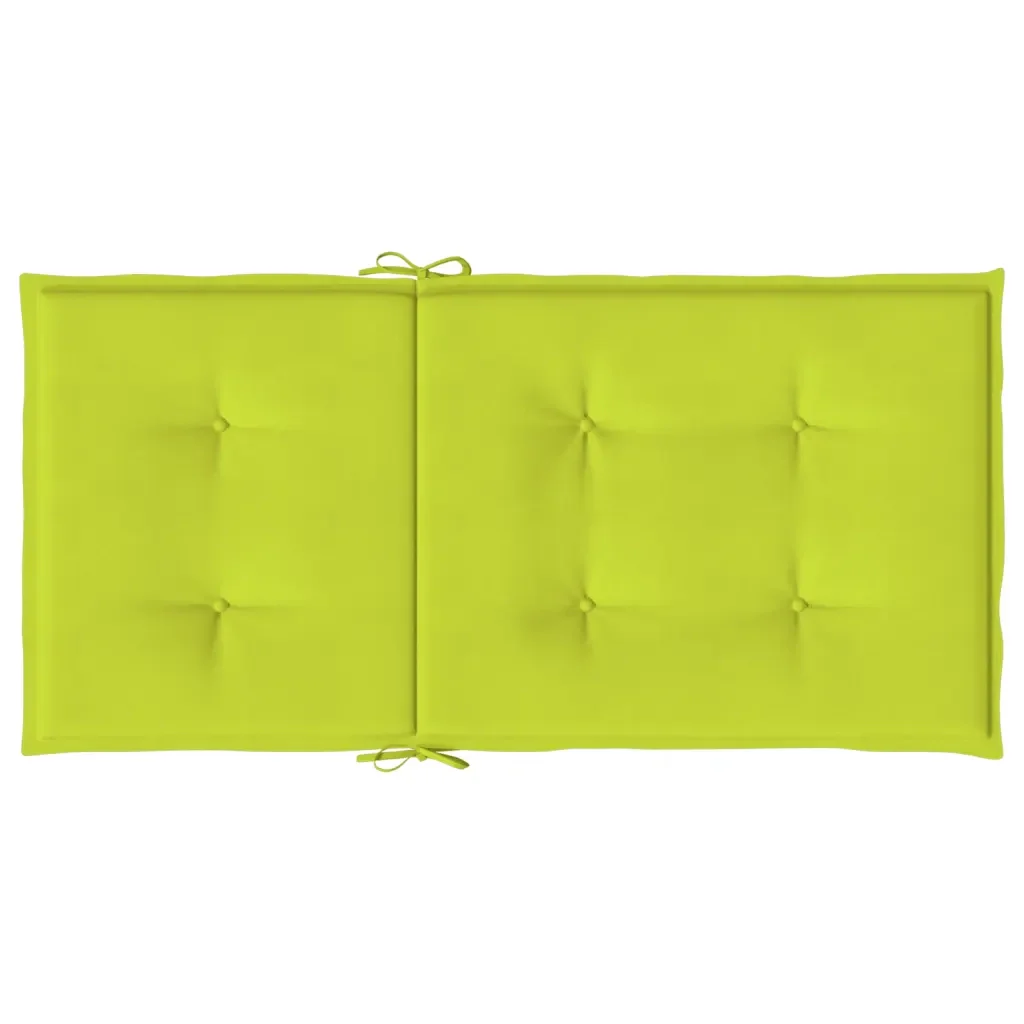 Cuscini per Sedia 4 pz Verde Intenso 100x50x3 cm Tessuto Oxford 314147 - Image 6