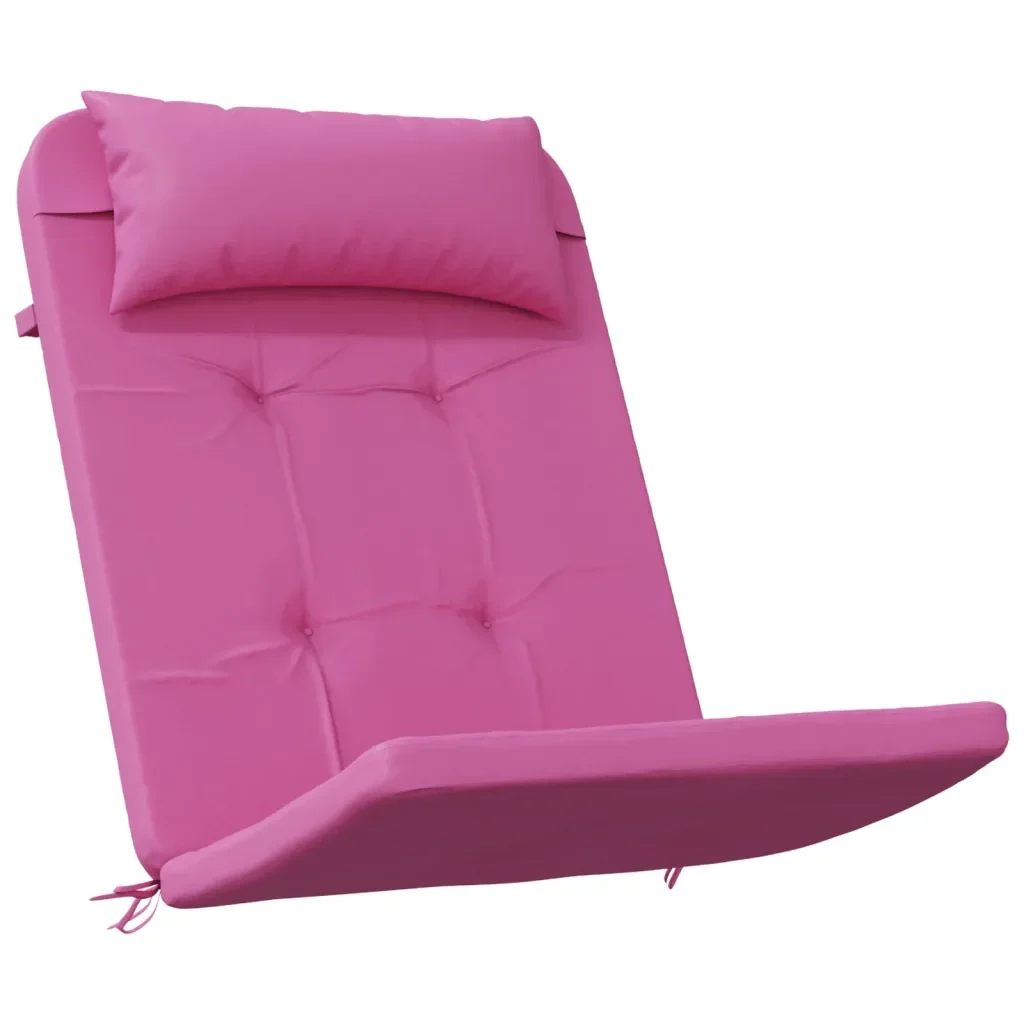 Cuscini per Sedia Adirondack 2 pz Rosa in Tessuto Oxford 361850 - Image 3