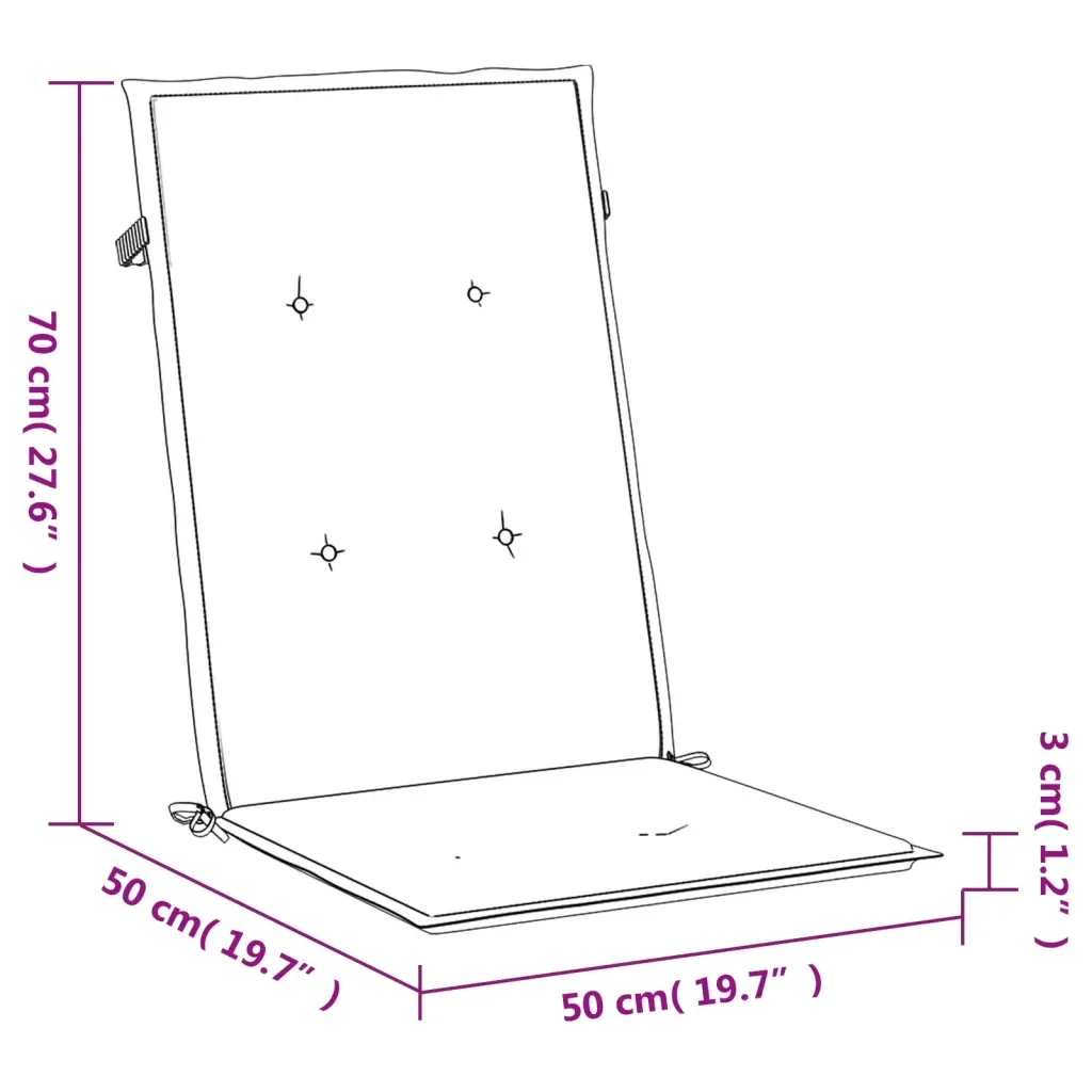 Cuscini per Sedie 2 pz Beige 120x50x3 cm in Tessuto - Image 10