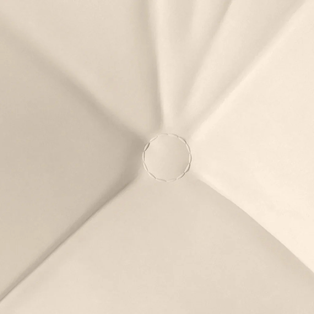 Cuscini per Seduta 4 pcs Beige 45 x 45 cm Tessuto in Microfibra - Image 8