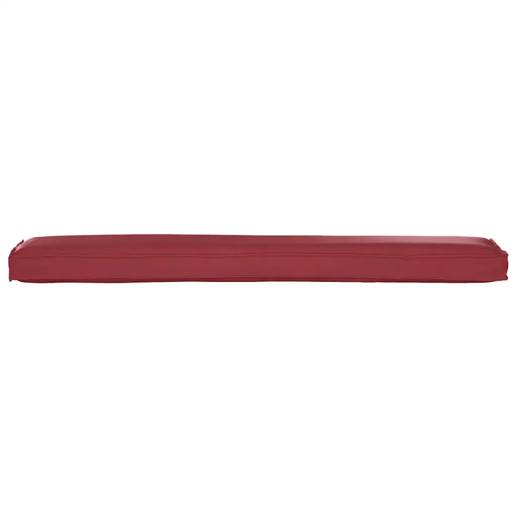 Cuscino per pallet Rosso Vino 200 x 40 x 8 cm Tessuto Oxford 42001684 - Image 6