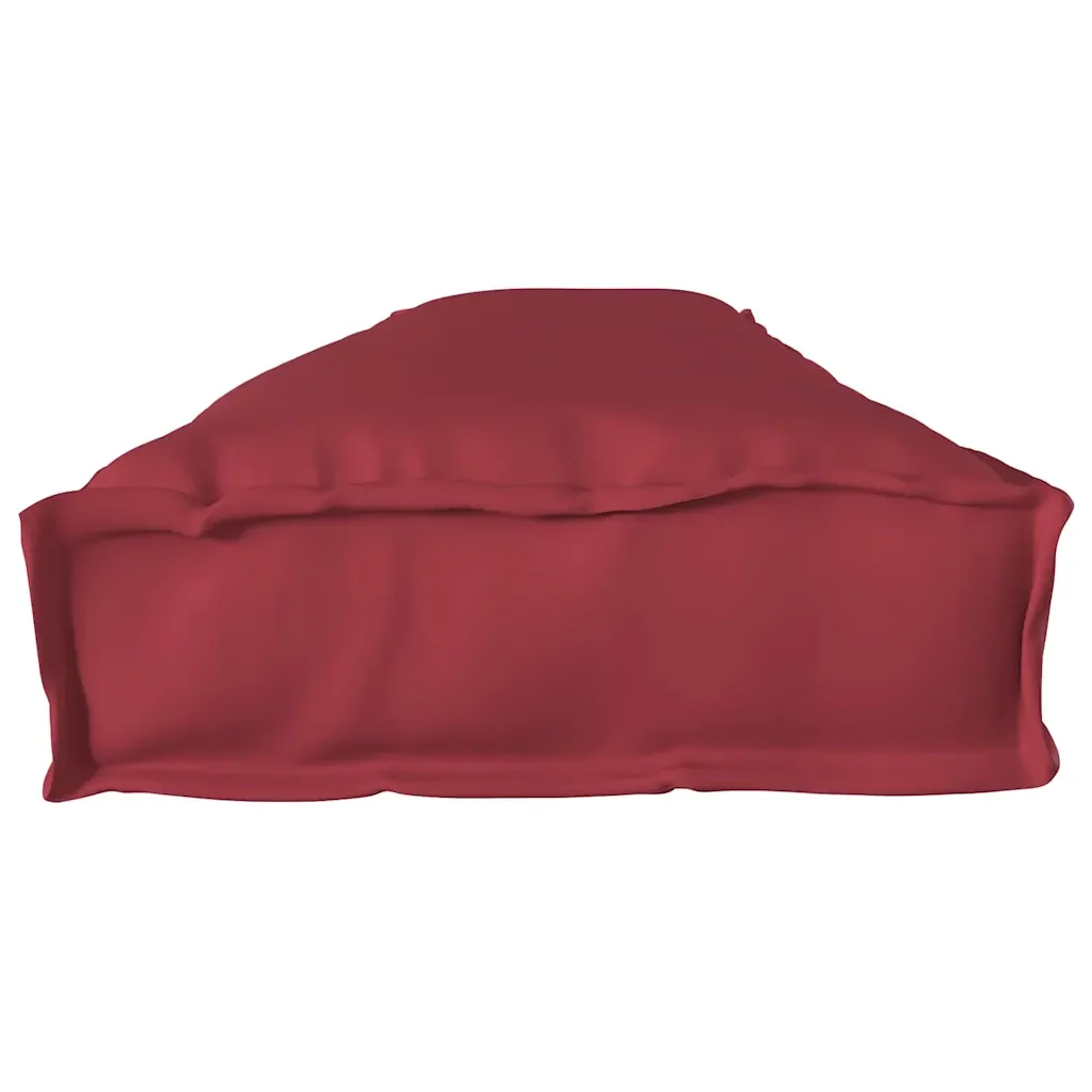 Cuscino per pallet Rosso Vino 200 x 40 x 8 cm Tessuto Oxford 42001684 - Image 7