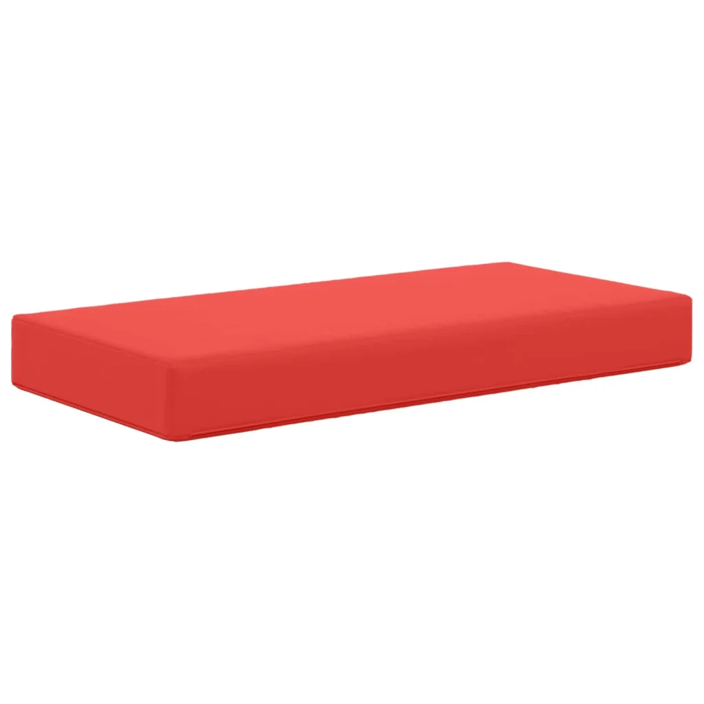 Cuscino da Sedia Esterno Rosso 80 x 40 x 8 cm 100% Poliestere - Image 5