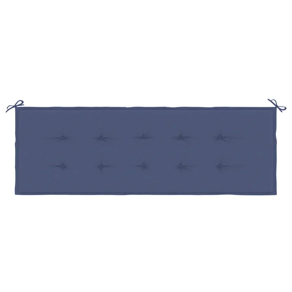 Cuscino Panca da Giardino Blu Marino 150x50x3 cm Tessuto Oxford 378498 - Image 4