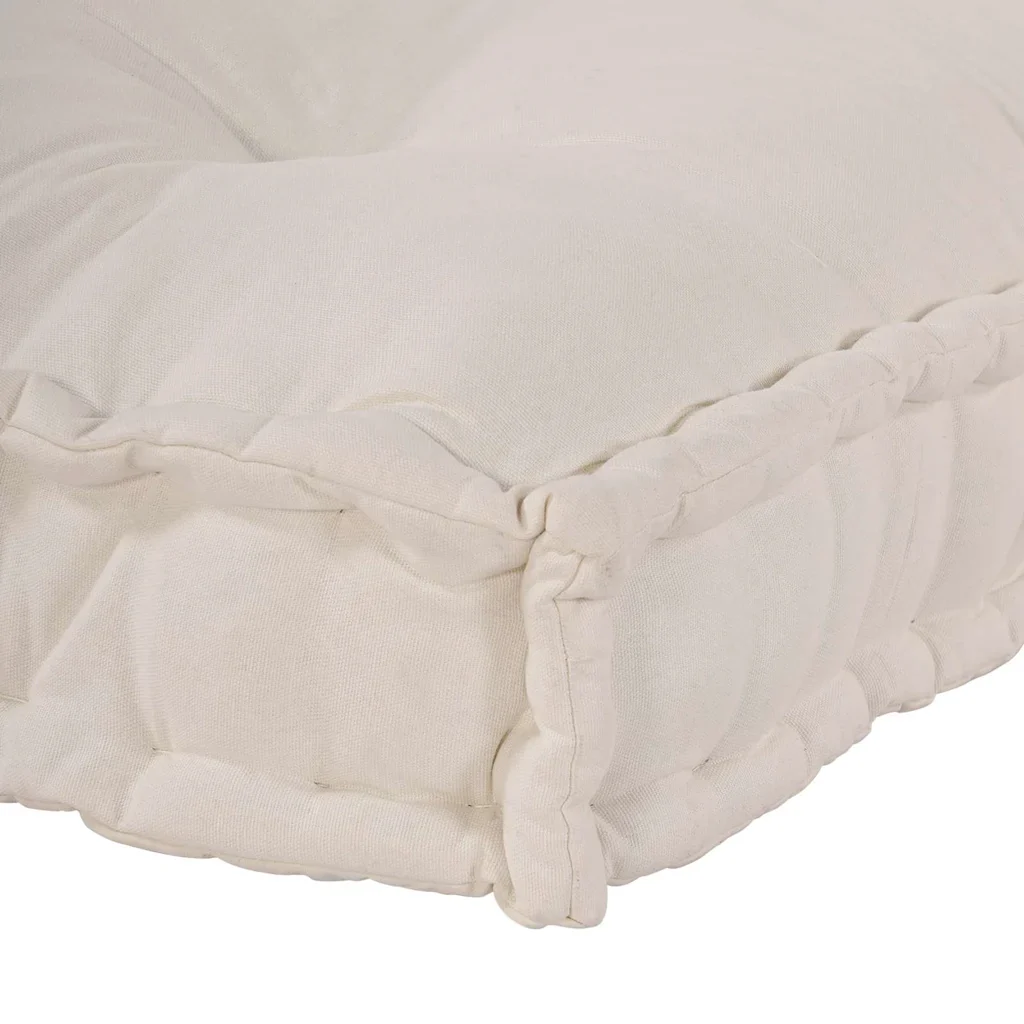 Cuscino per Divano Pallet Crema 120 x 80 x 12 cm Tessuto 4019082 - Image 6