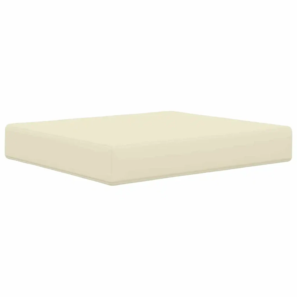 Cuscino per divano da esterno 2 pcs Crema Poliestere 900780 - Image 4