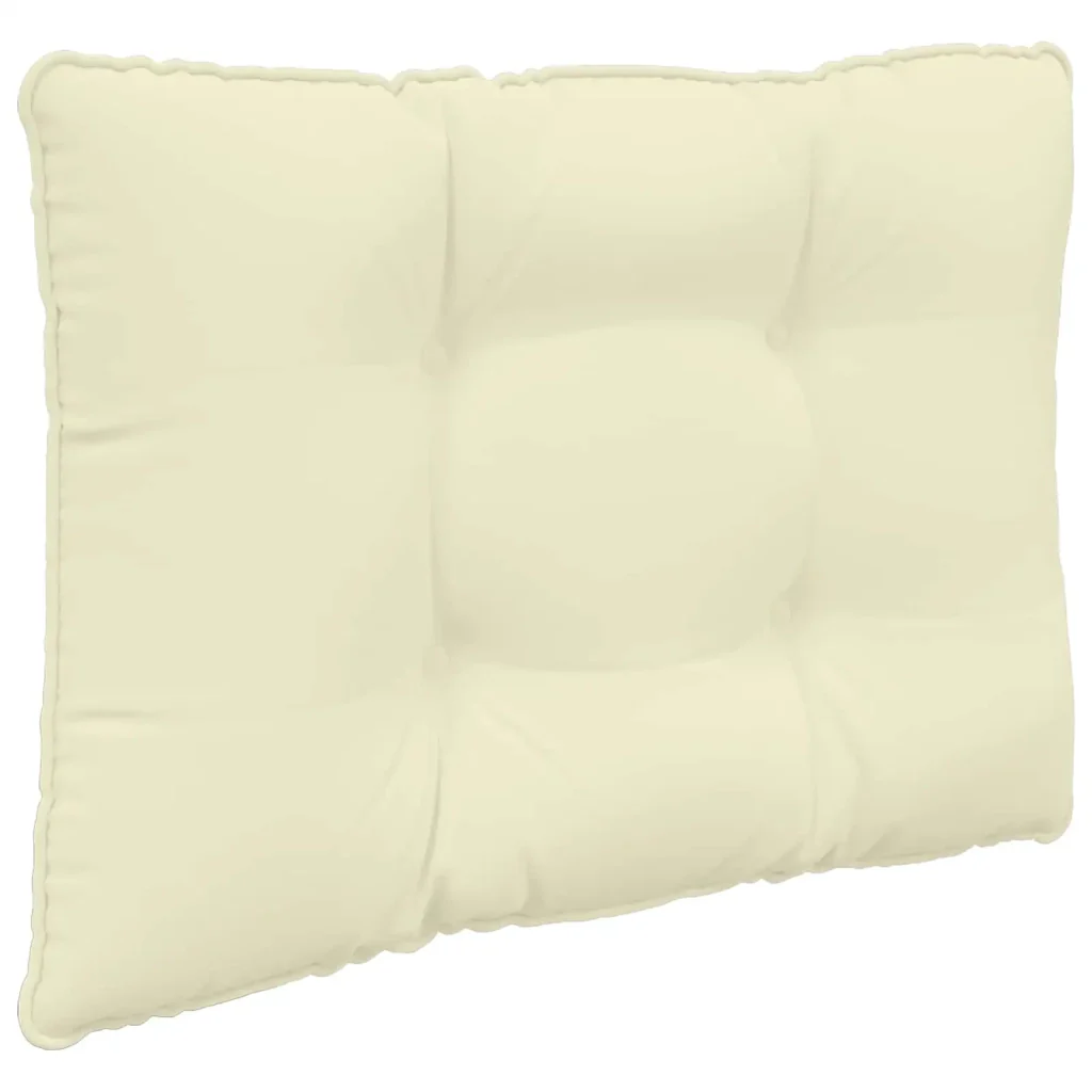 Cuscino per divano da esterno 2 pcs Crema Poliestere 900780 - Image 5