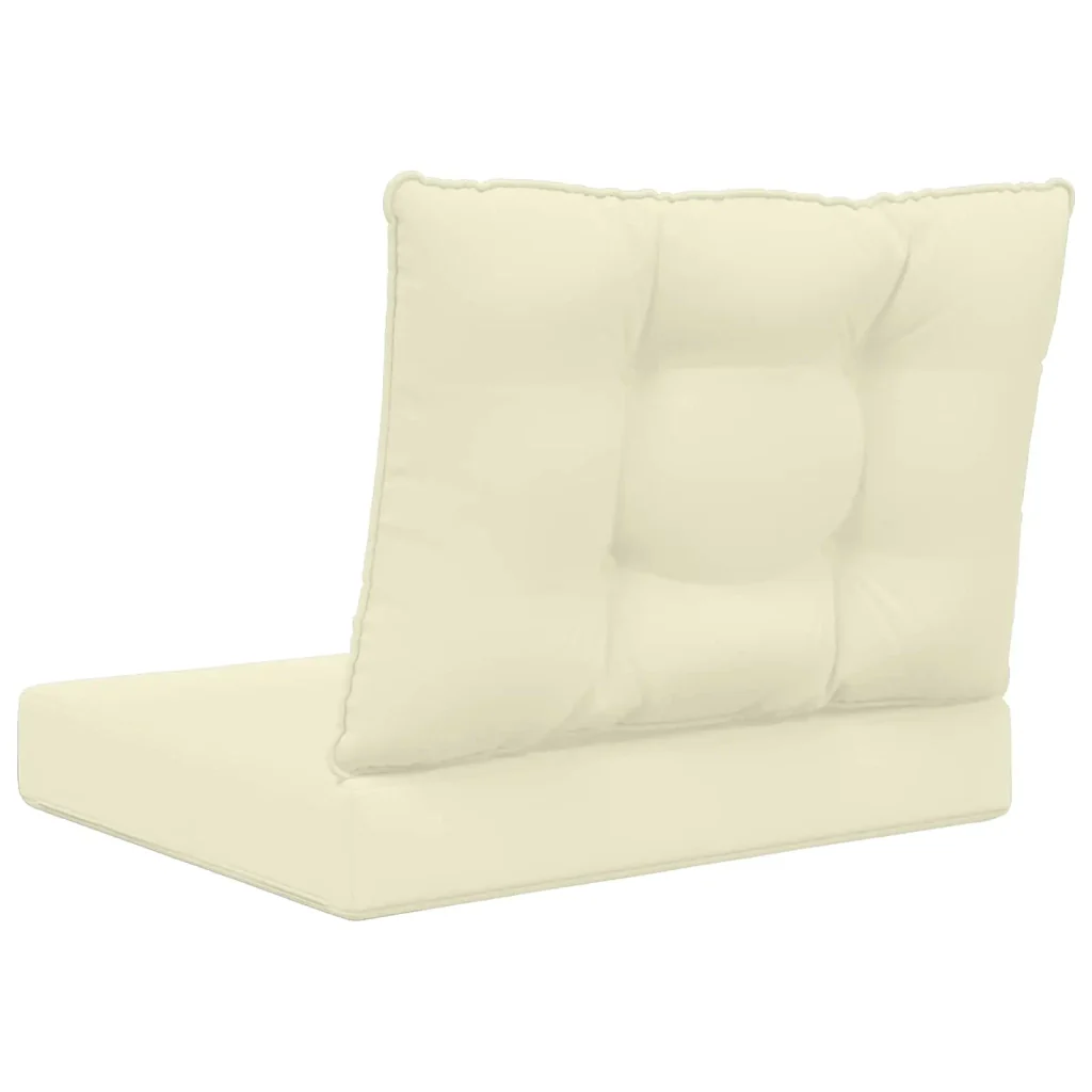 Cuscino per divano da esterno 2 pcs Crema Poliestere 900780 - Image 7