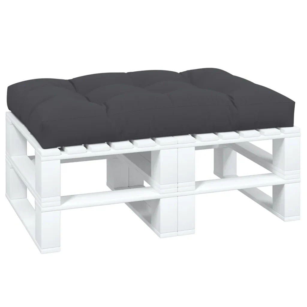 Cuscino per Pallet Antracite 120x80x12 cm in Tessuto 314413 - Image 3