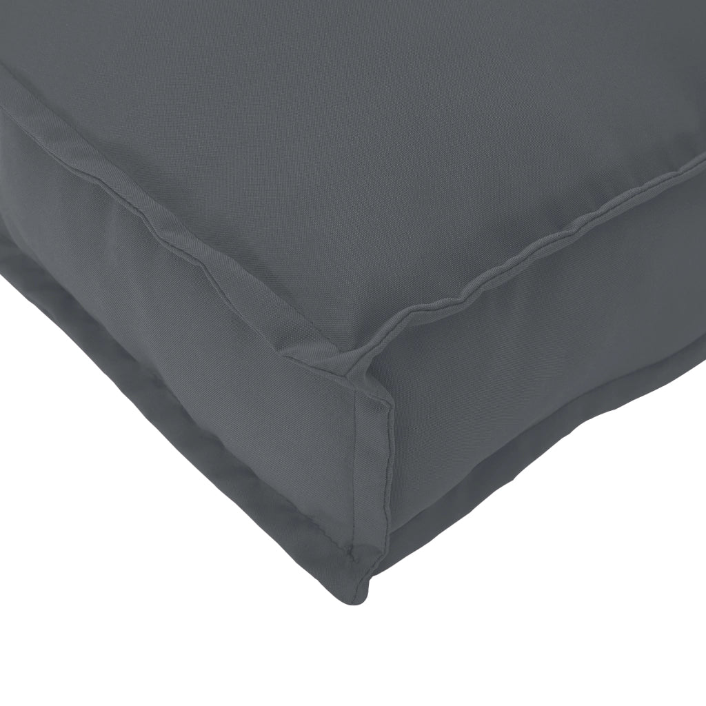 Cuscino per Pallet per Schienale Antracite 50x40x12 cm Tessuto Oxford - Image 6
