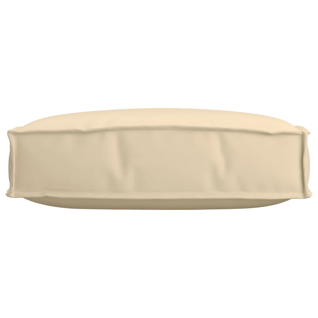 Cuscino per Pallet per Sedia Beige 60x60x12 cm Tessuto Oxford - Image 2