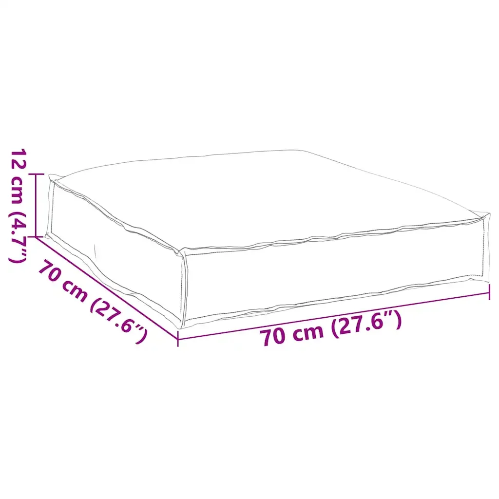 Cuscino Talpa 70 x 70 x 12 cm Tessuto Oxford 42001503 - Image 8