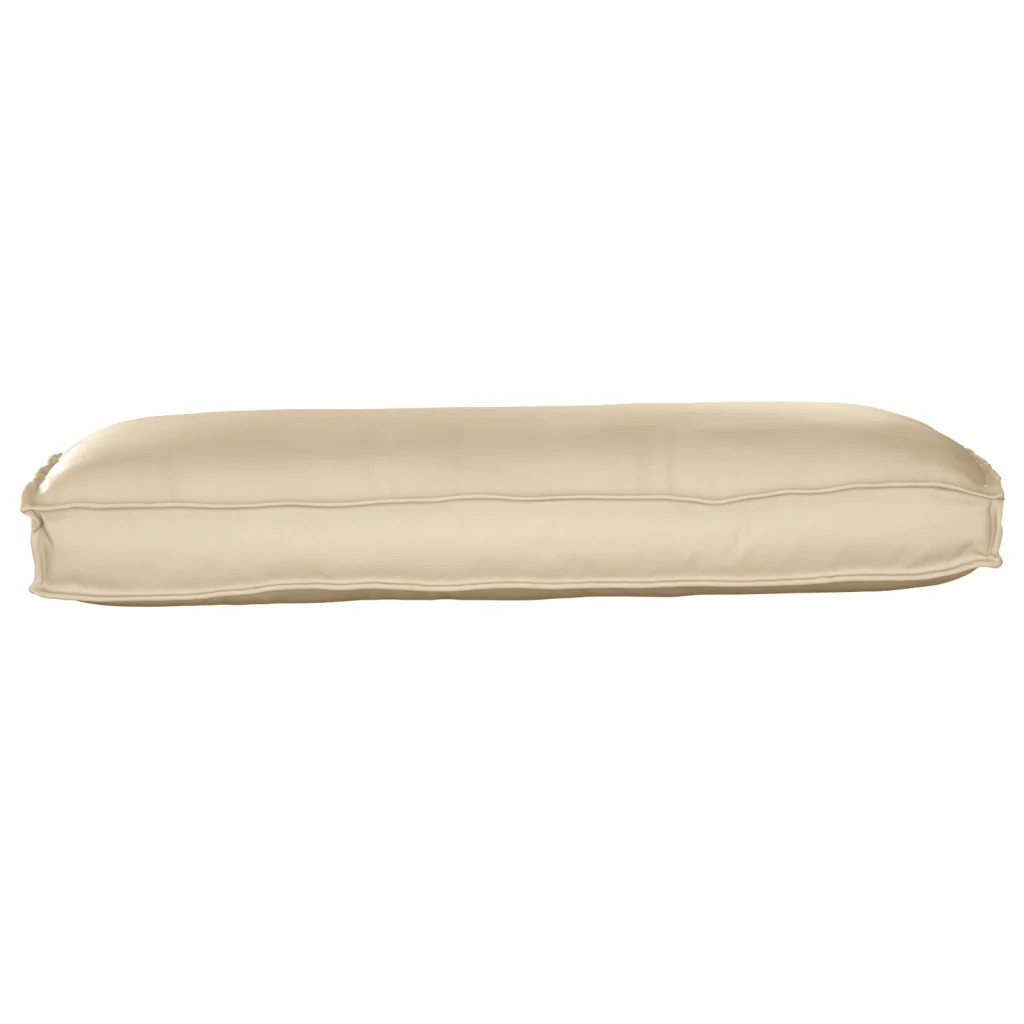 Cuscino per pallet per seduta/schiena beige 120x50x12 cm in tessuto Oxford - Image 4