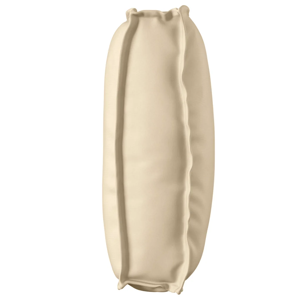 Cuscino per pallet per seduta/schiena beige 120x50x12 cm in tessuto Oxford - Image 5