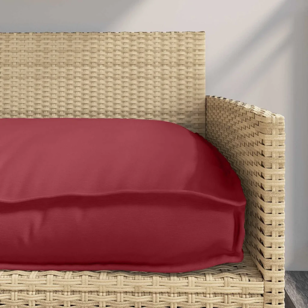 Cuscino Rosso Vino 120 x 60 x 12 cm Tessuto Oxford 42001564 - Image 5