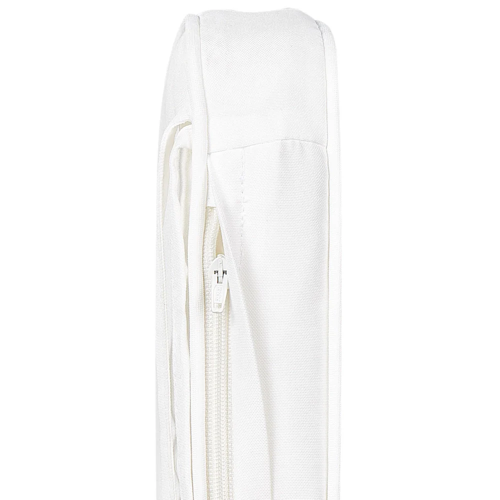 Cuscino per panca da Giardino in Poliestere bianco 160 cm resistente all'acqua 169 x 50 cm Giardino - Image 6