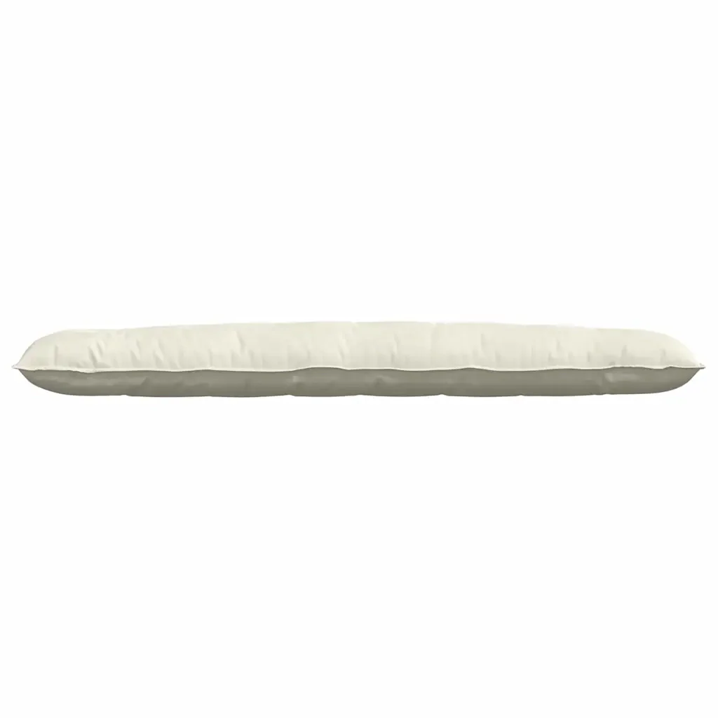 Cuscino per Schiena Crema 200 x 50 cm Tessuto in Cords - Image 5