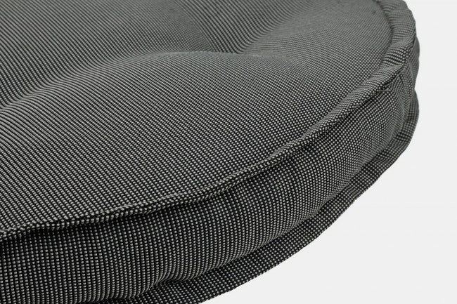 Cuscino Tondo Poly230 Carbon in Tessuto per Esterno - Image 3