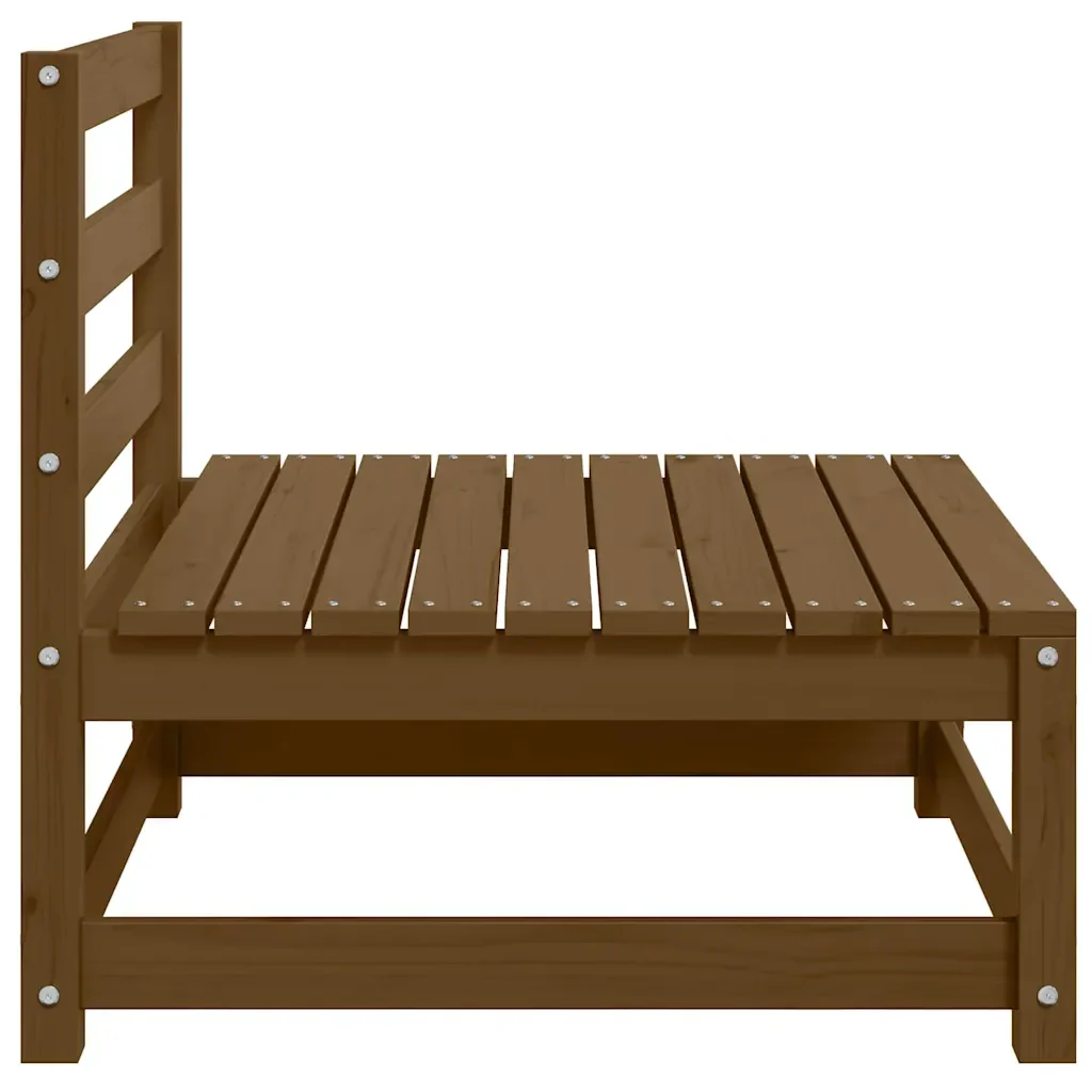 Divani Centrali da Giardino 2pz Ambra in Legno Massello di Pino 805688 - Image 7