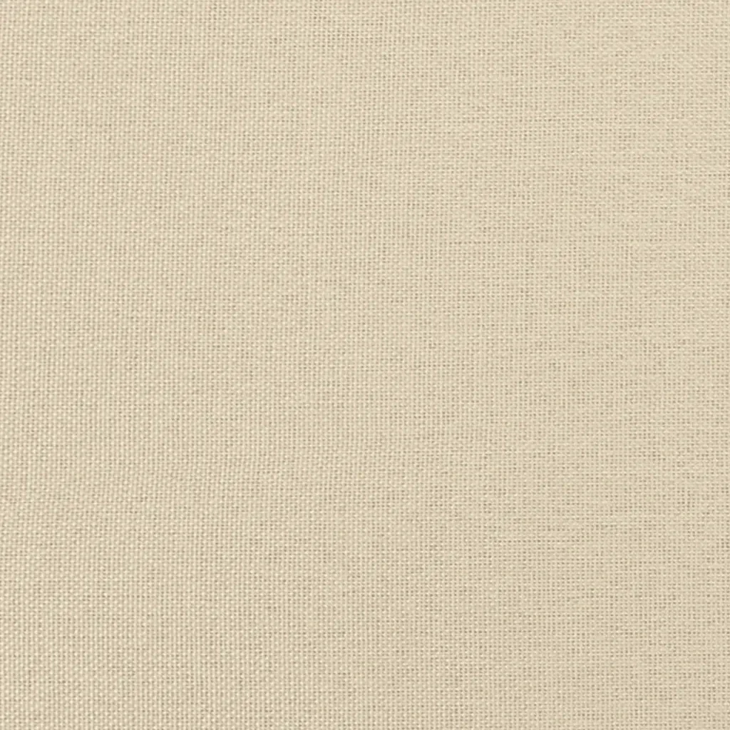 Divano a 3 Posti con Cuscini Crema 180 cm in Tessuto - Image 6