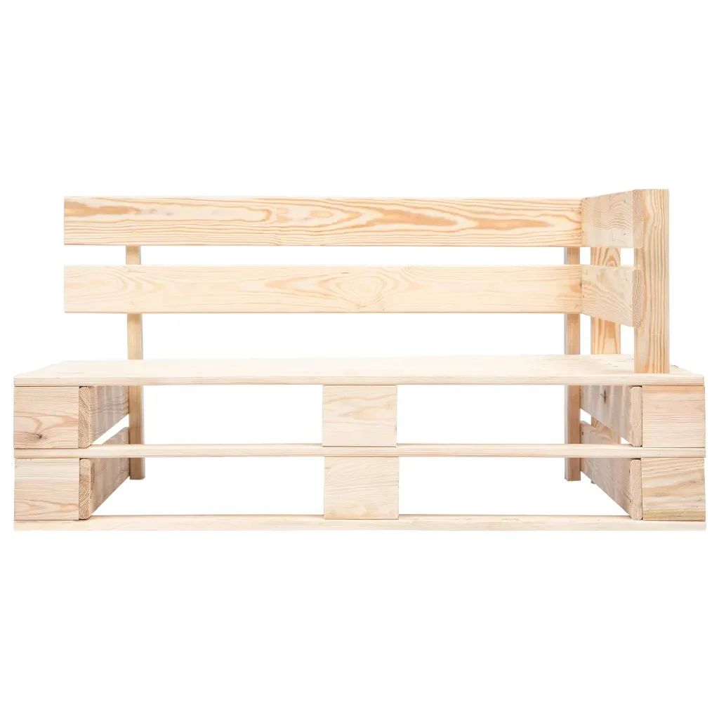 Divano Angolare da Giardino su Pallet Legno di Pino Impregnato 3066606 - Image 2
