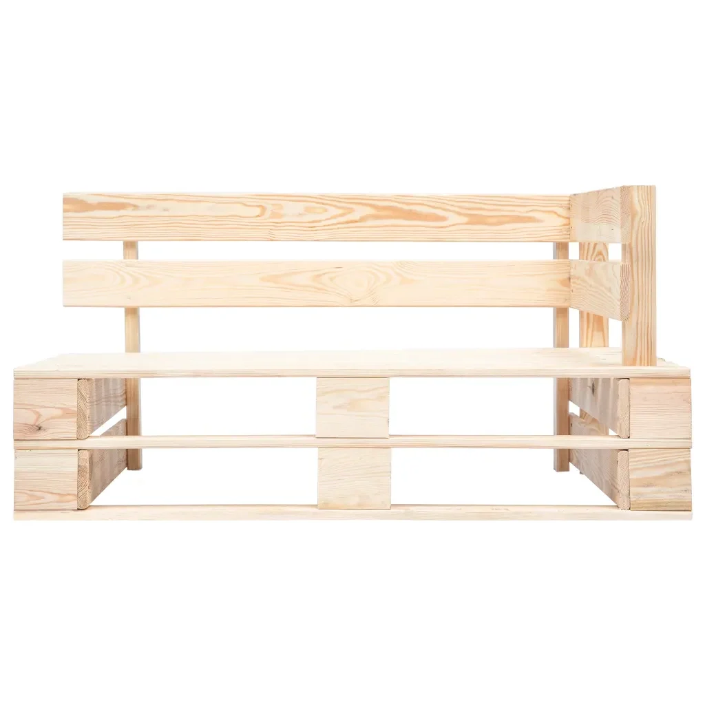 Divano Angolare da Giardino su Pallet Legno di Pino Impregnato 3066608 - Image 2
