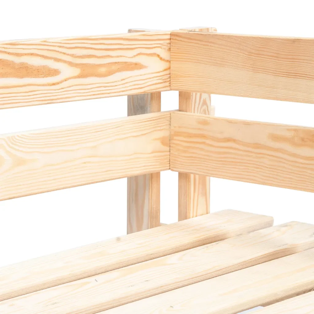 Divano Angolare da Giardino su Pallet Legno di Pino Impregnato 3066608 - Image 3