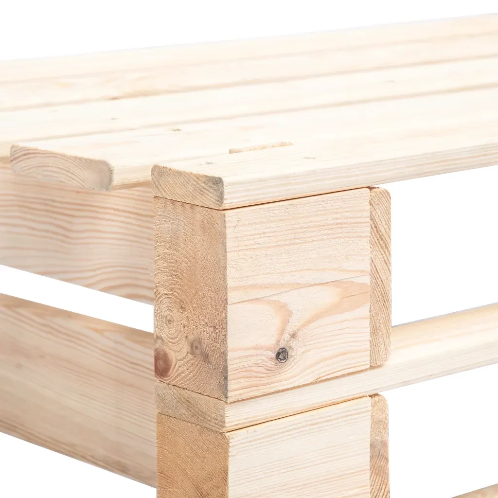 Divano Angolare da Giardino su Pallet Legno di Pino Impregnato 3066608 - Image 4