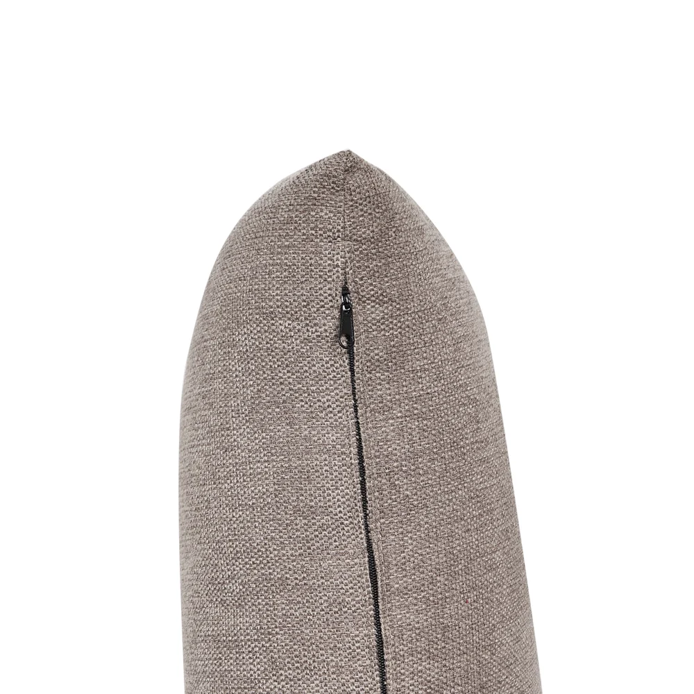 Divano angolare sinistro in tessuto Marrone Chiaro Tessuto Gambe in metallo 3 posti Stile minimalista - Image 7