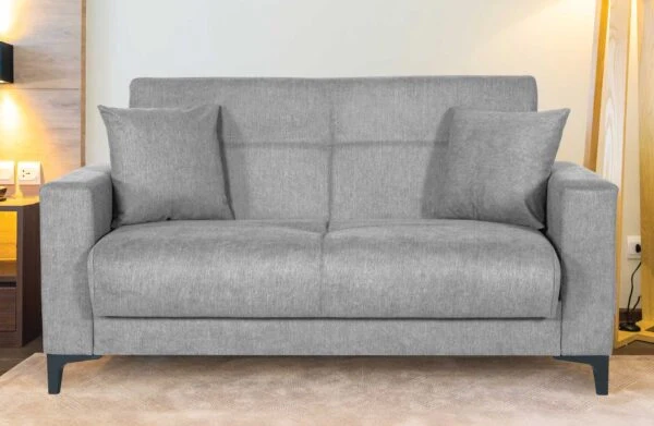 Divano Boston 2 posti tessuto beige brown - Image 2