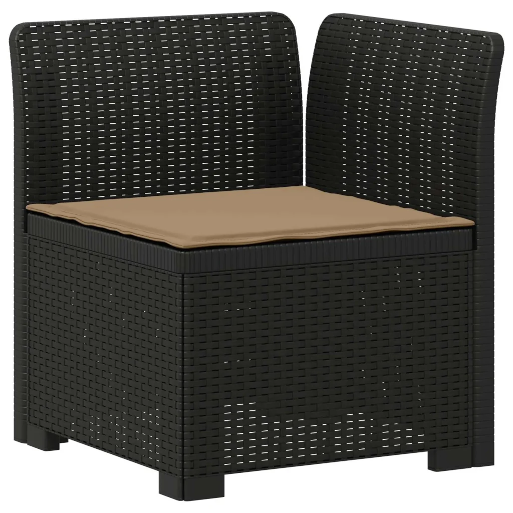 Divano da giardino 3 posti con cuscini in look rattan PP 3443820 - Image 3