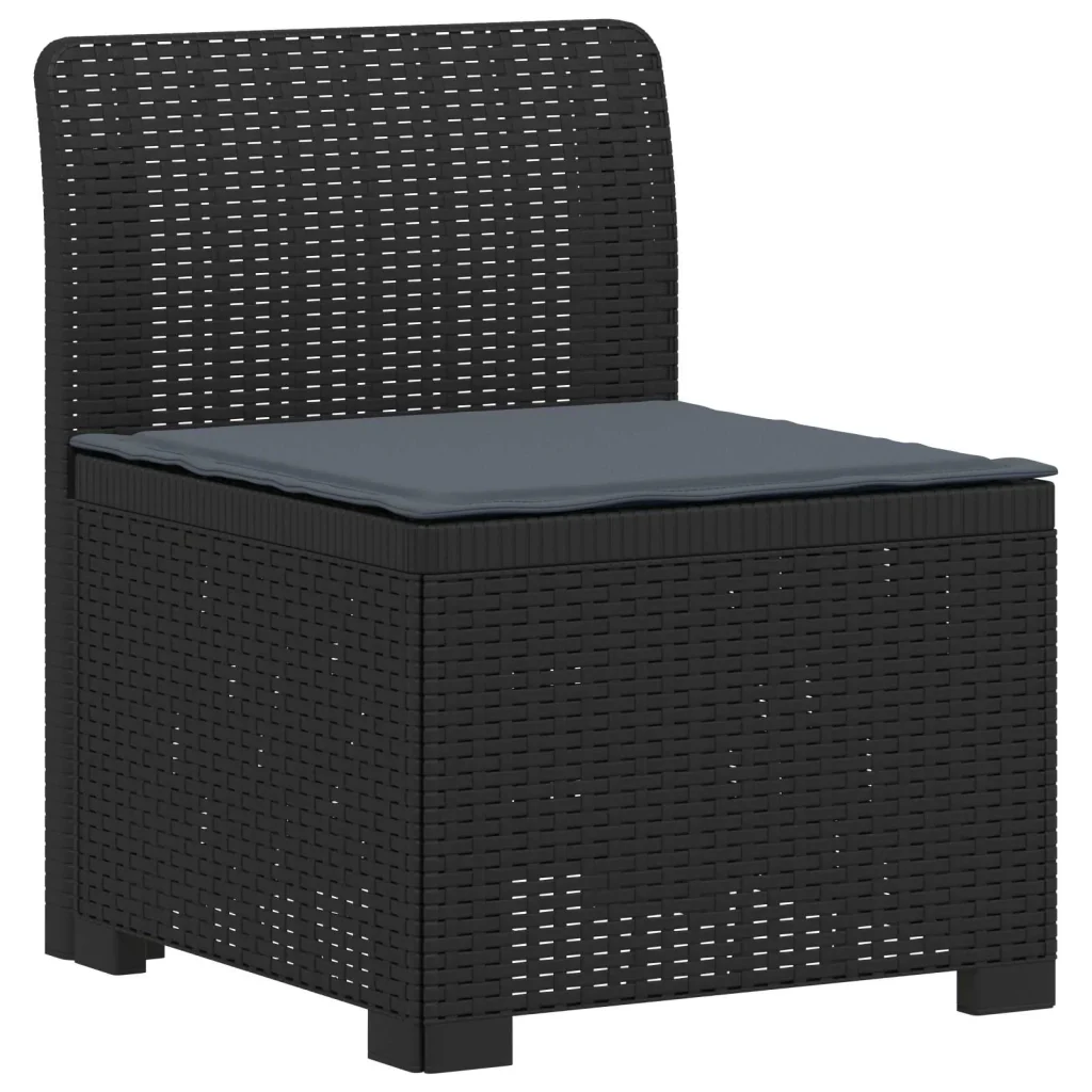Divano da giardino 3 posti con cuscini in look rattan PP 3443821 - Image 2