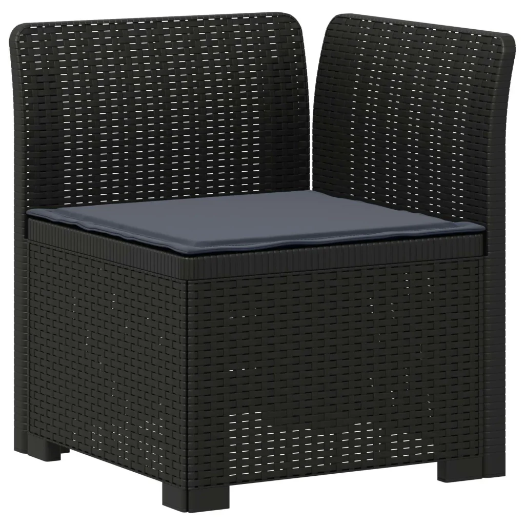 Divano da giardino 3 posti con cuscini in look rattan PP 3443821 - Image 3
