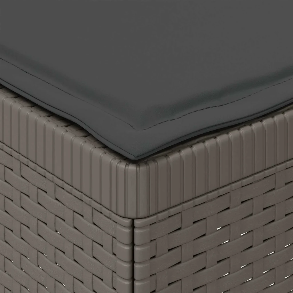 Divano da giardino 3 posti con cuscini in look rattan PP 8011917 - Image 6