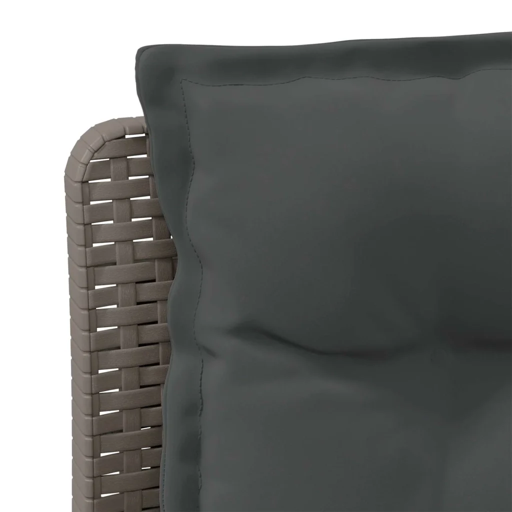 Divano da giardino 3 posti con cuscini in look rattan PP 8011917 - Image 7