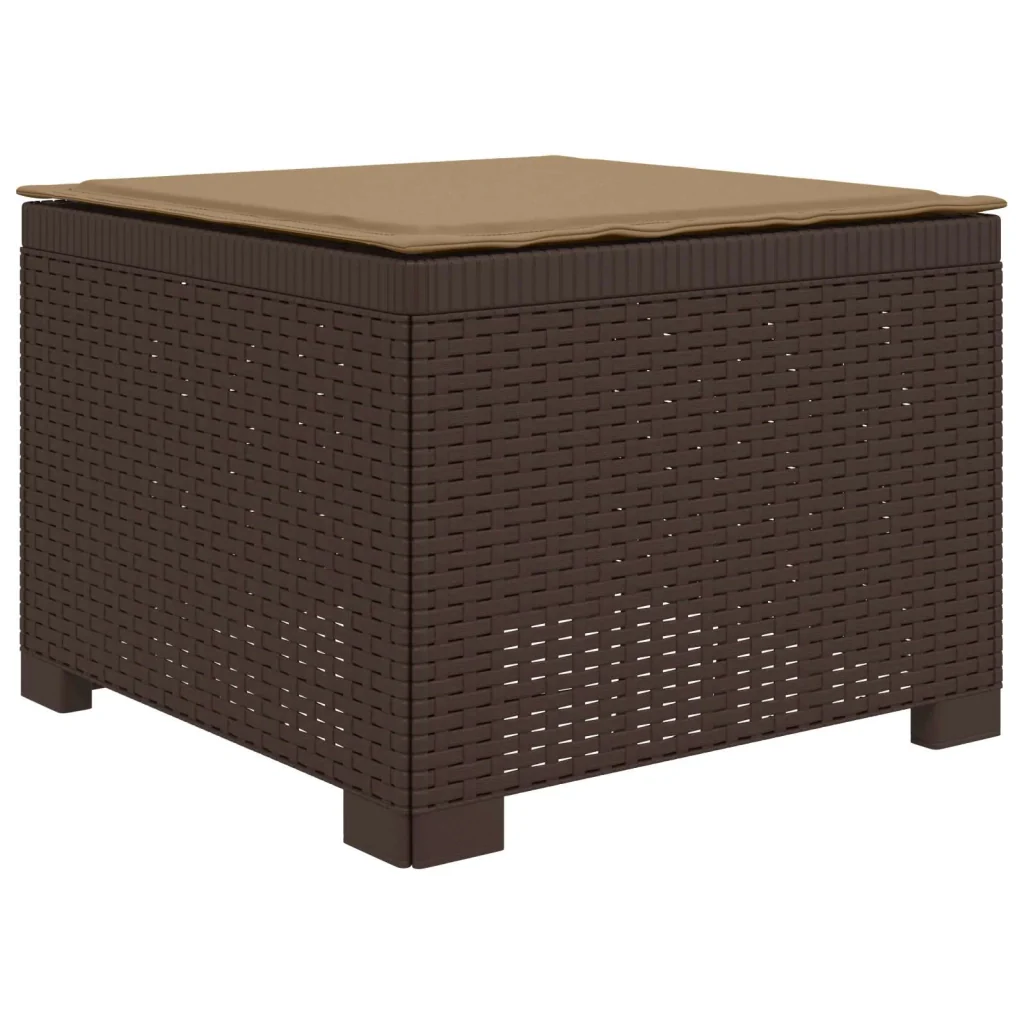 Divano da giardino 4 posti con cuscini aspetto rattan PP 3443948 - Image 4