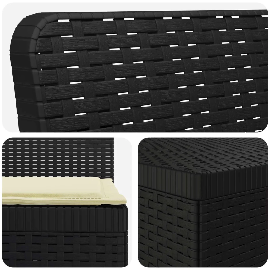 Divano da Giardino 5 Posti con Cuscini Stile Rattan PP 3443890 - Image 4