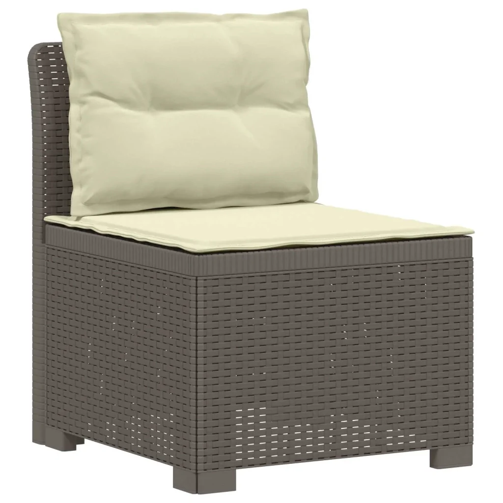 Divano da Giardino 5 Posti con Cuscini Stile Rattan PP 3443918 - Image 2