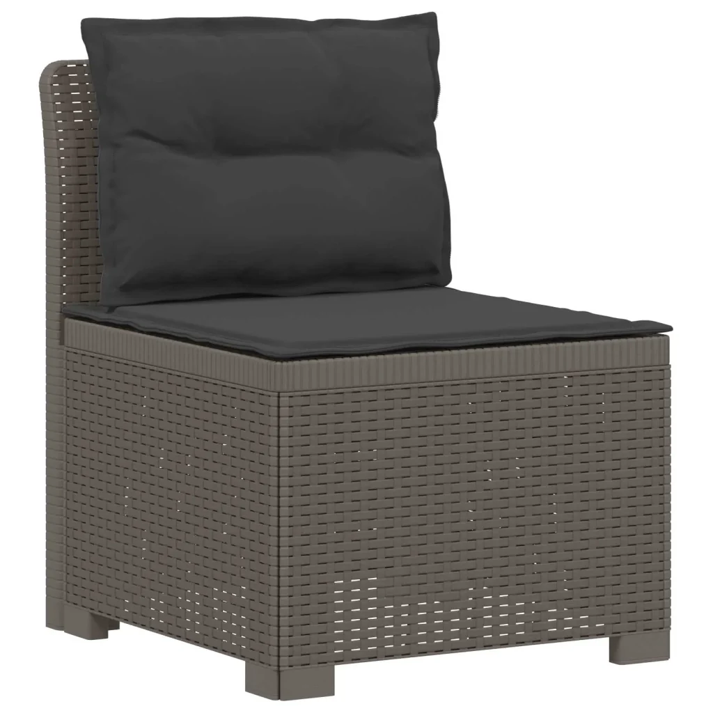 Divano da Giardino 5 Posti con Cuscini Stile Rattan PP 3443919 - Image 3