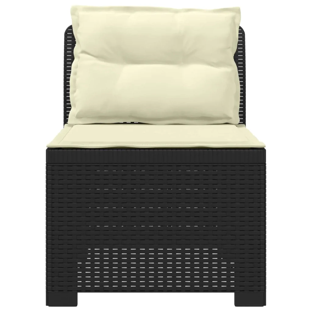 Divano da Giardino a 1 Posto con Cuscini Aspetto Rattan PP 8011796 - Image 2