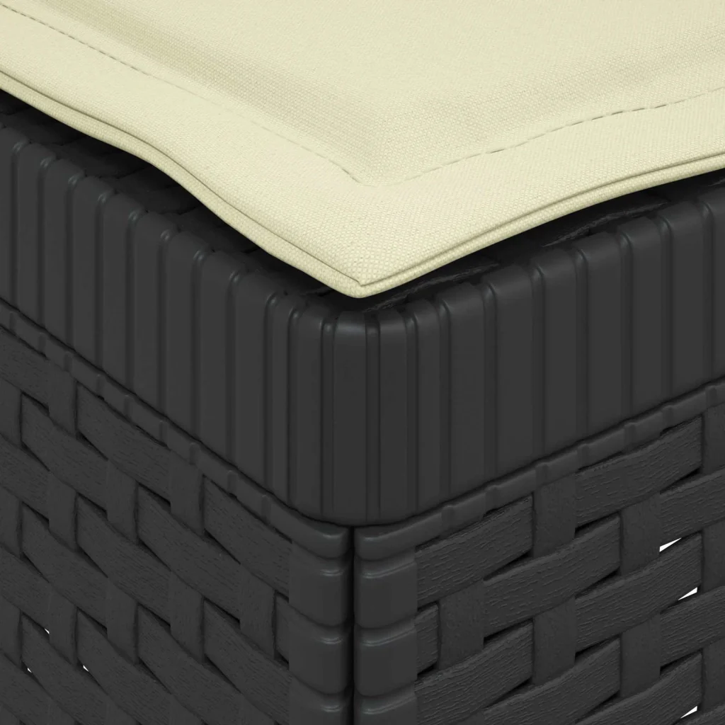 Divano da Giardino a 1 Posto con Cuscini Aspetto Rattan PP 8011796 - Image 5