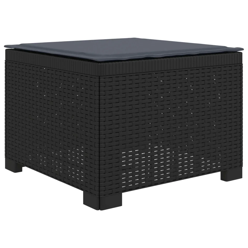 Divano da Giardino a 1 Posto con Cuscino Aspetto Rattan PP 8011763