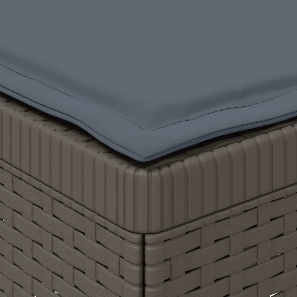 Divano da Giardino a 1 Posto con Cuscino Aspetto Rattan PP 8011775 - Image 3