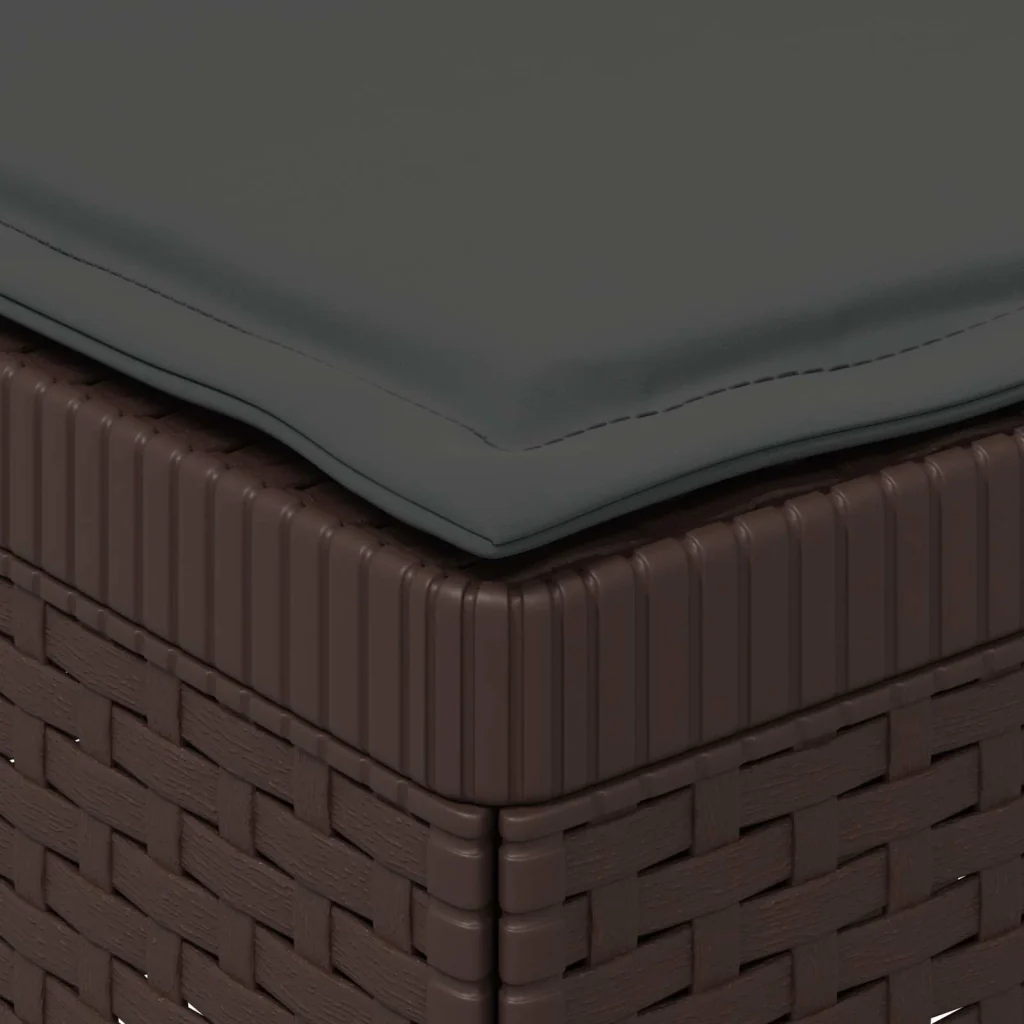 Divano da Giardino a 1 Posto con Cuscino Aspetto Rattan PP 8011785 - Image 5