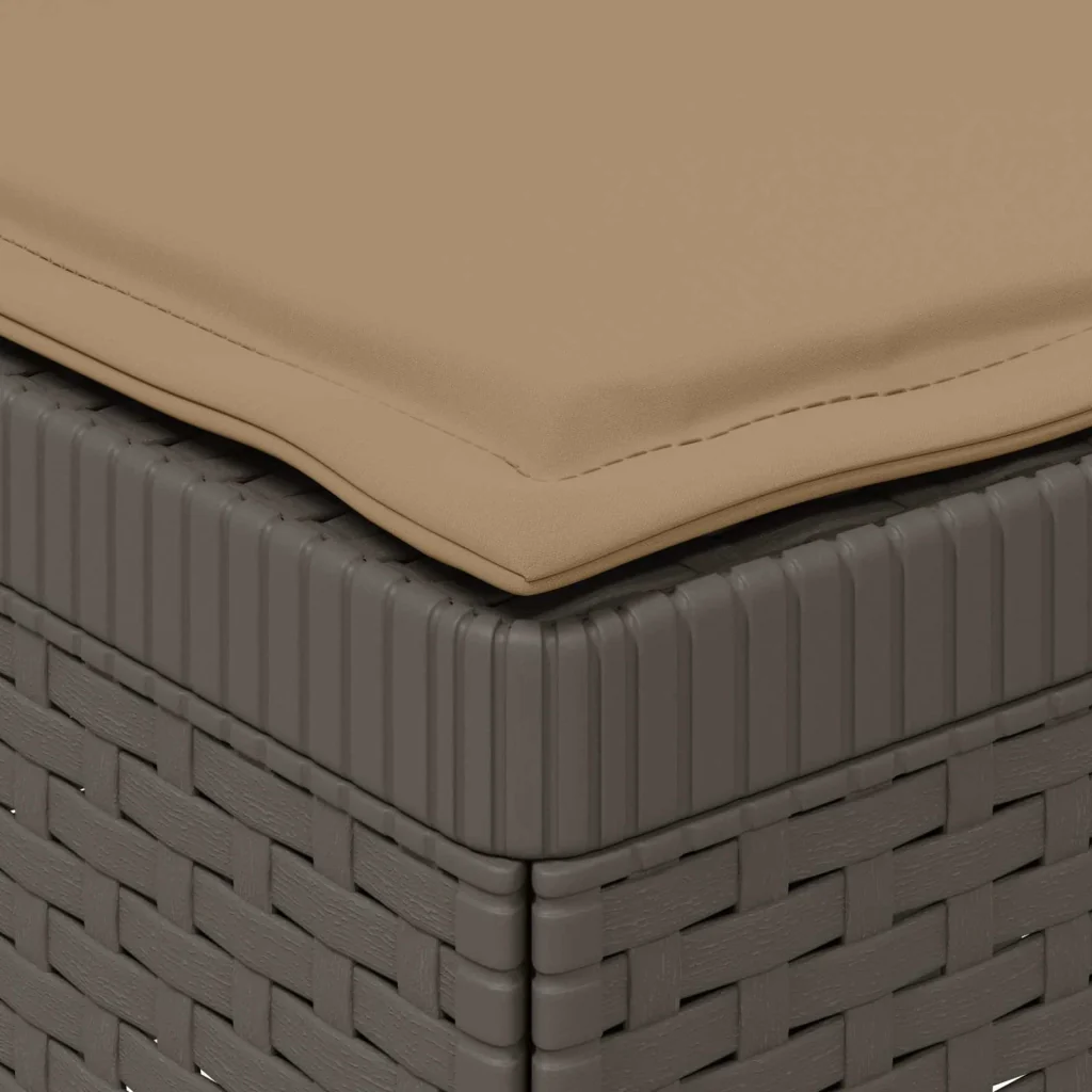 Divano da Giardino a 1 Posto con Cuscino Aspetto Rattan PP 8011794 - Image 5